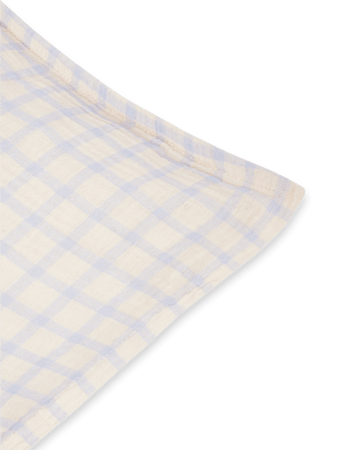 Taie d'oreiller Gingham Sky Blue Muslin - 50x60 cm - Garbo&Friends