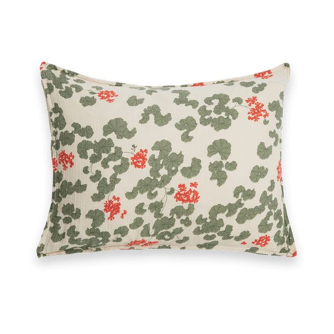 Taie d'oreiller Muslin Pelargonium - 50x60 cm - Garbo&Friends