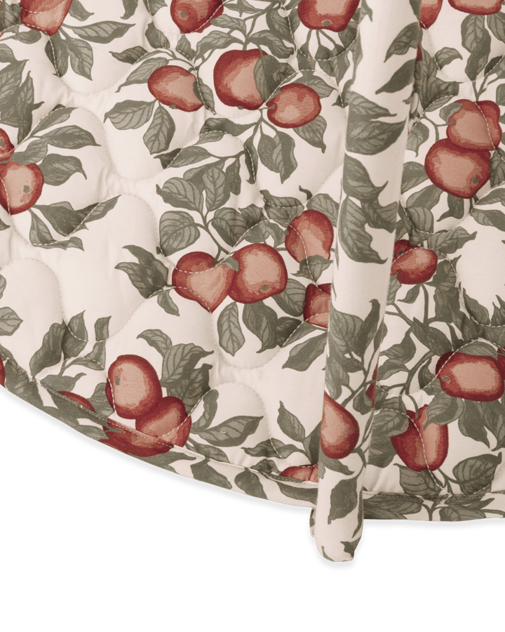 Tapis d'éveil en satin Pomme, Ø90 cm Garbo&Friends