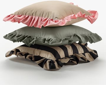 Coussin Garden Glory Outdoor avec volants 45x45 cm - Beige-pink - Garden Glory