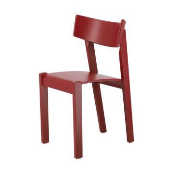 Chaise Tati - Siège plaqué hêtre - teinté rouge - Gärsnäs