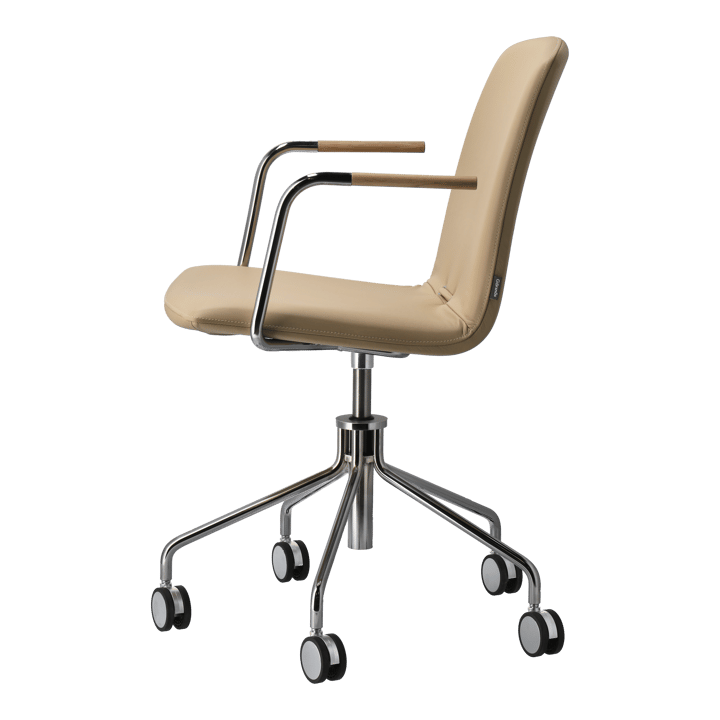 Fauteuil Day pivotant chromé, Chêne-natural-H&S-elmosoft 02119 Gärsnäs