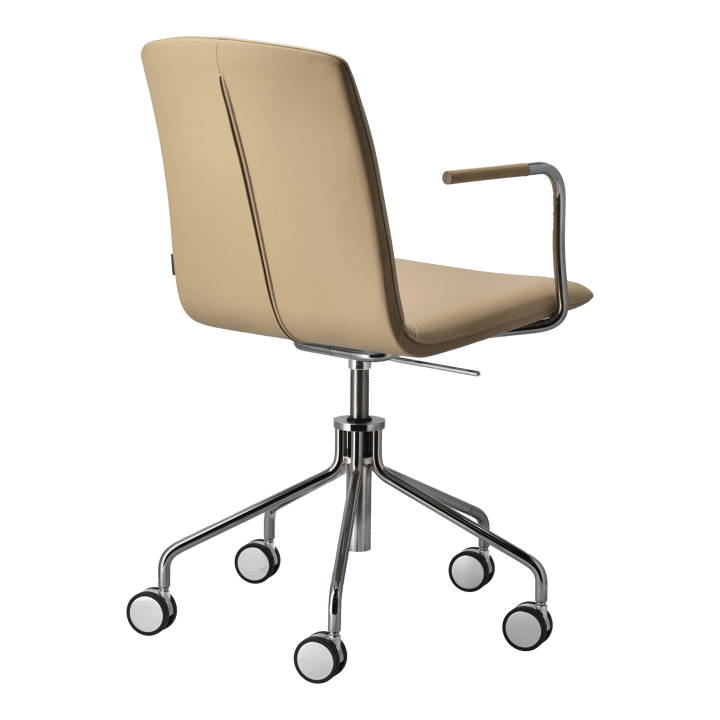 Fauteuil Day pivotant chromé, Chêne-natural-H&S-elmosoft 02119 Gärsnäs