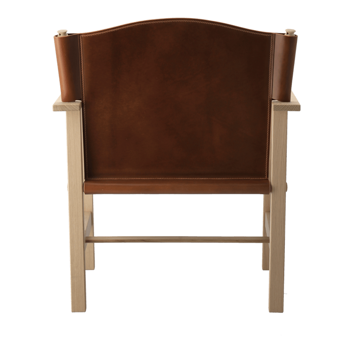 Fauteuil Ferdinand, Chêne non traité - cuir Tärnsjö cognac Gärsnäs