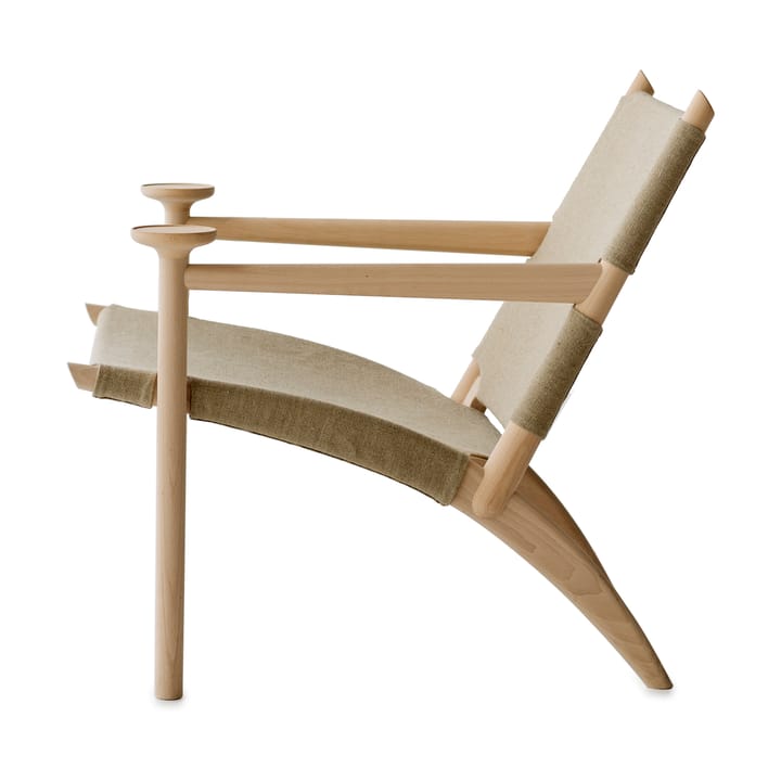 Fauteuil Hedwig, Hêtre-blanc-tissu canvas Gärsnäs