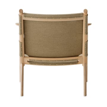 Fauteuil Hedwig - Hêtre-blanc-tissu canvas - Gärsnäs