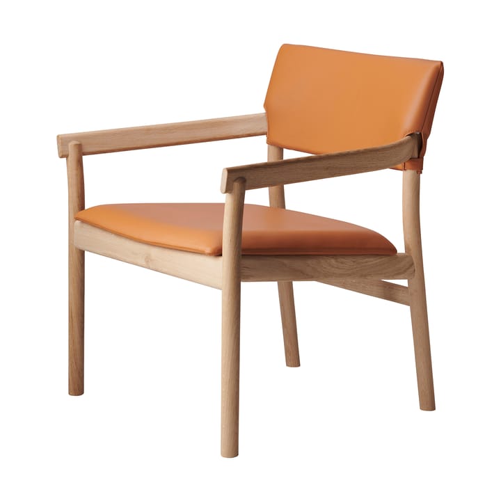 Fauteuil Vyn avec dossier rembourré, Monocoat natural-Elmosoft 43283 Gärsnäs