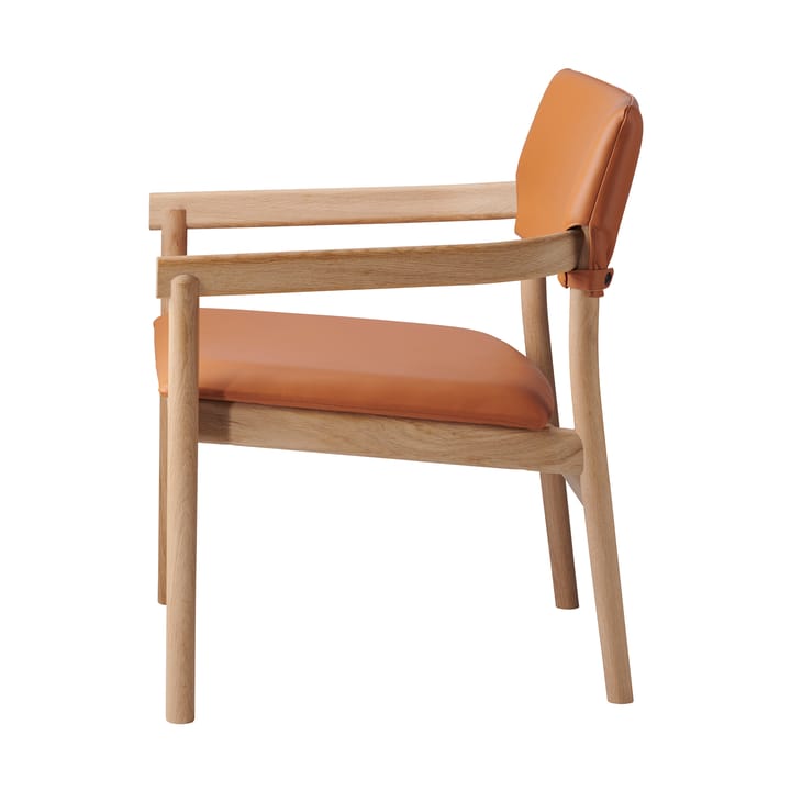 Fauteuil Vyn avec dossier rembourré, Monocoat natural-Elmosoft 43283 Gärsnäs