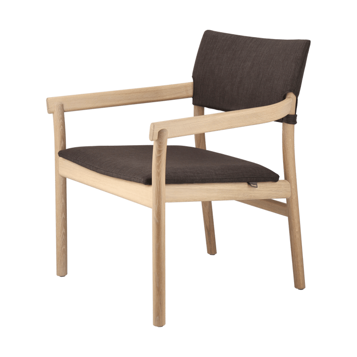 Fauteuil Vyn avec dossier rembourré, Monocoat natural-Lido 46 mole Gärsnäs