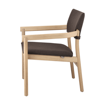 Fauteuil Vyn avec dossier rembourré - Monocoat natural-Lido 46 mole - Gärsnäs