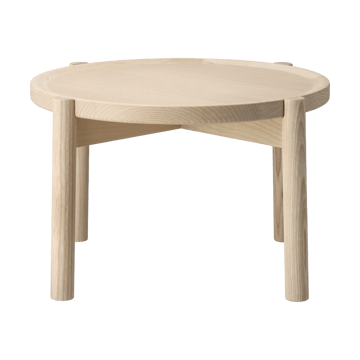 Table basse Elna - Frêne-blanc-Ø40 cm - Gärsnäs