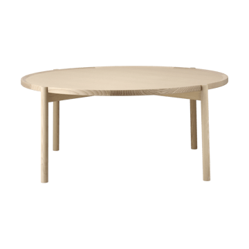 Table basse Elna - Frêne-blanc-Ø90 cm - Gärsnäs