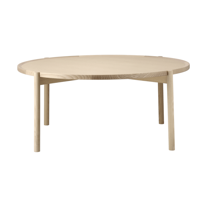 Table basse Elna - Frêne-blanc-Ø90 cm - Gärsnäs