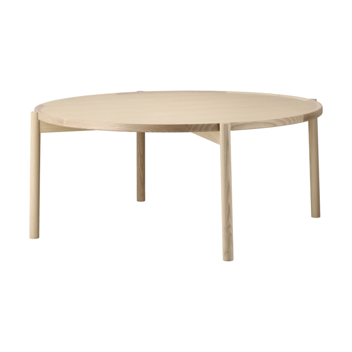 Table basse Elna - Frêne-blanc-Ø90 cm - Gärsnäs