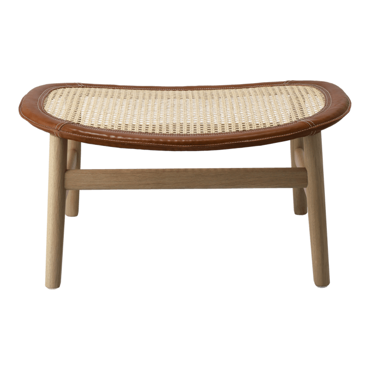 Tabouret Dandy, Chêne-naturel-cuir Tärnsjö cognac Gärsnäs