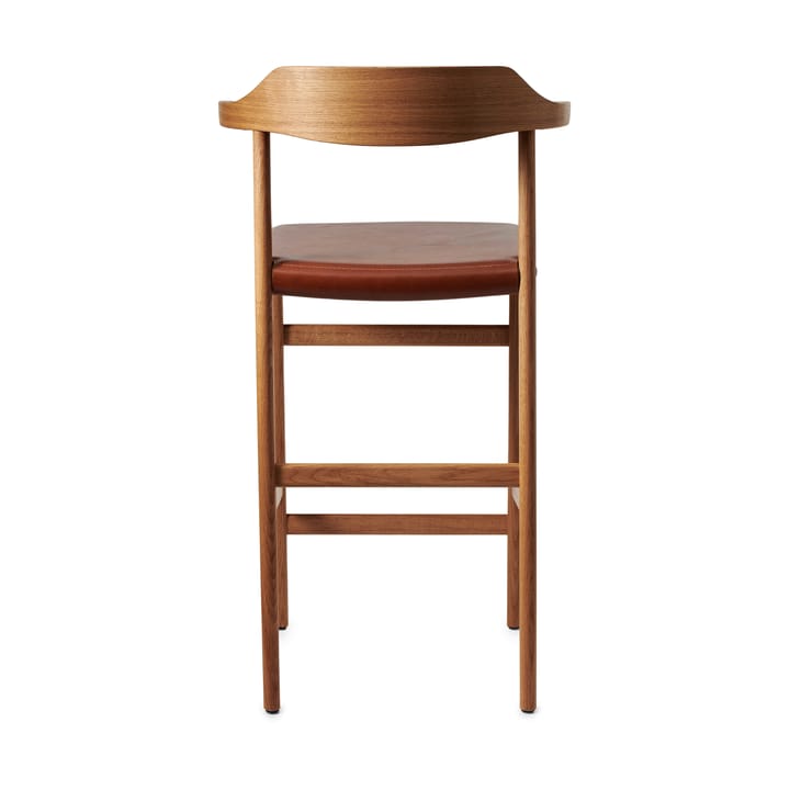 Tabouret de bar Hedda, Chêne-pure-cuir de Tärnsjö cognac Gärsnäs