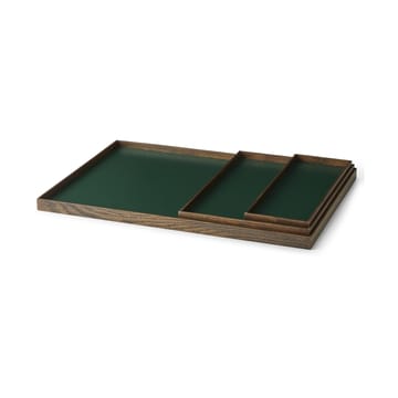 Plateau large Frame 35,5x50,6 cm - Chêne fumé-vert - Gejst