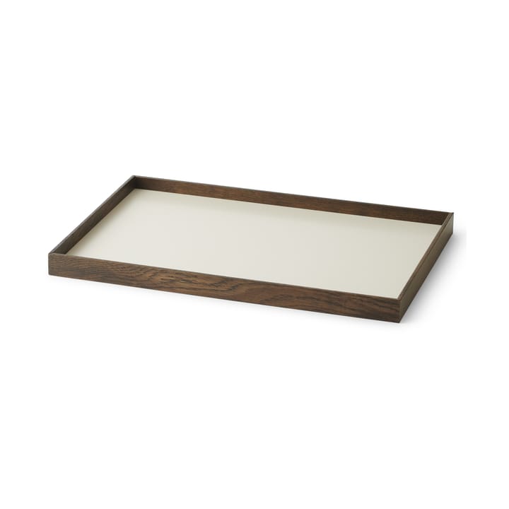 Plateau moyen Frame 23x34 cm - Chêne fumé-beige - Gejst