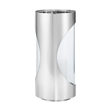 Lanterne Chrome contours hurricane 22 cm - Acier inoxydable - Georg Jensen