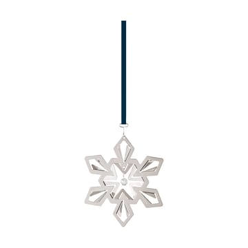 Ornement de Noël flocon de neige 2024 - Plaqué palladium - Georg Jensen