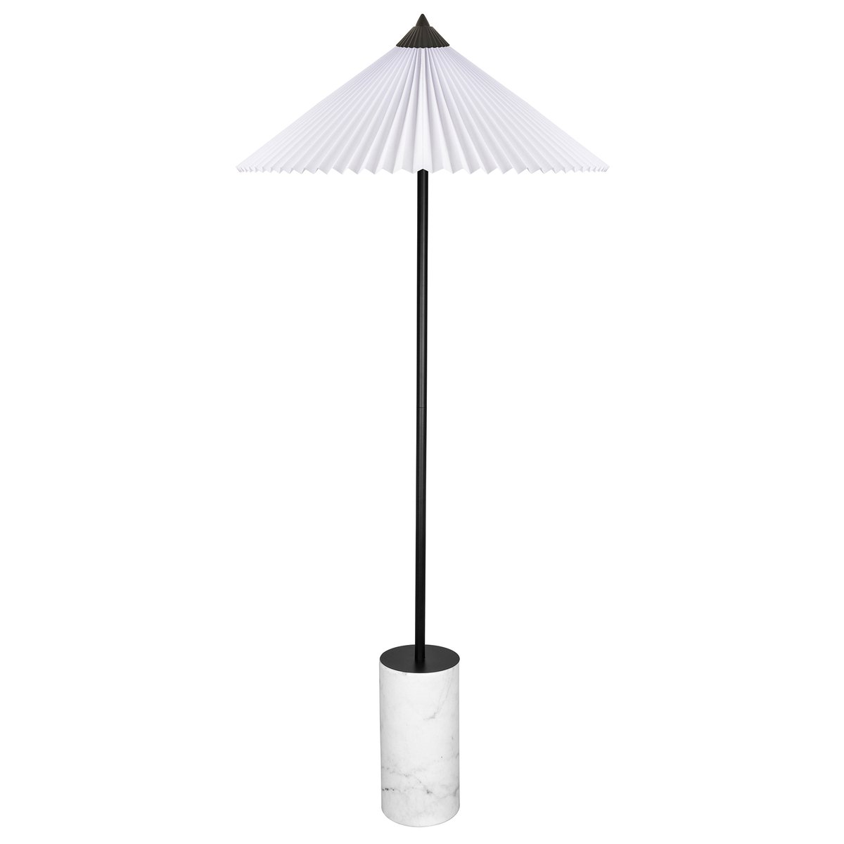 Globen Lighting Lampadaire Matisse 150 cm Noir-blanc