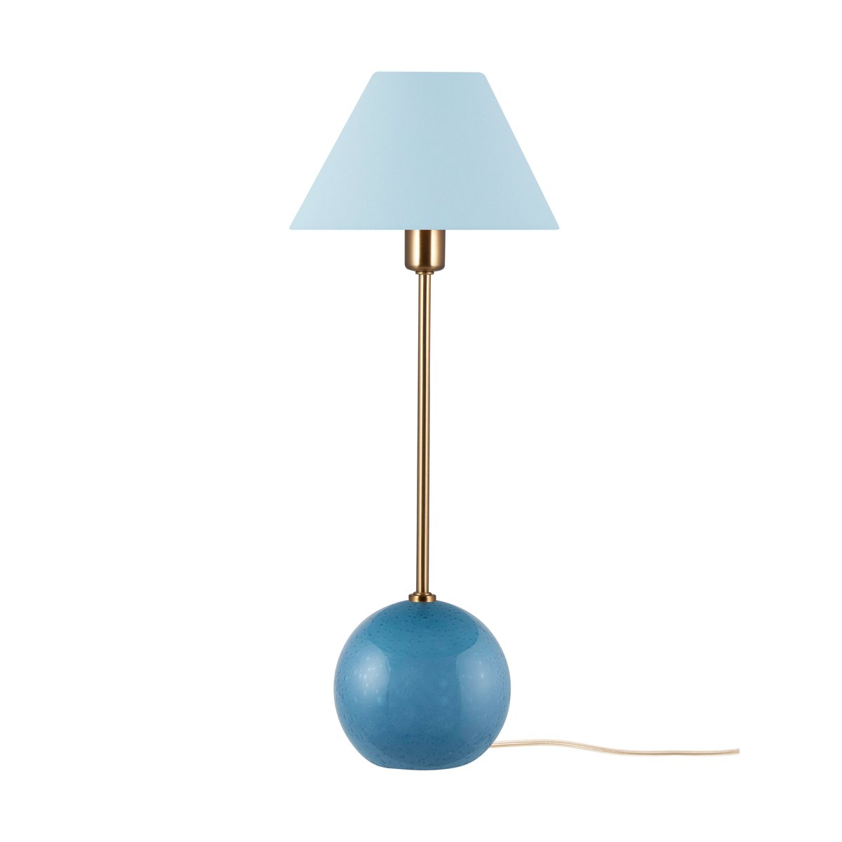 Globen Lighting Lampe de table Iris 20 Bleu canard