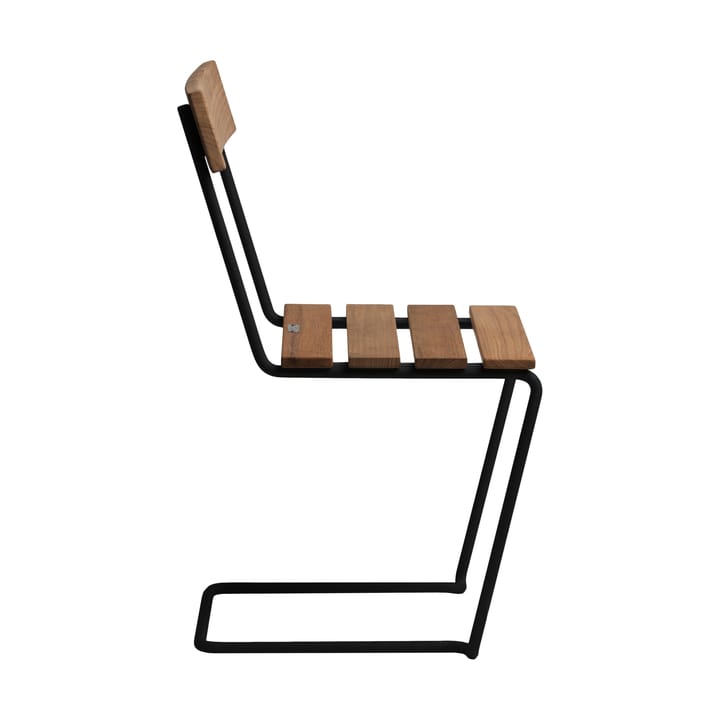 Chaise 1, Teck non traité-noir Grythyttan Stålmöbler