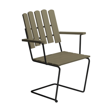 Fauteuil A2 - Vert clair chêne-noir - Grythyttan Stålmöbler