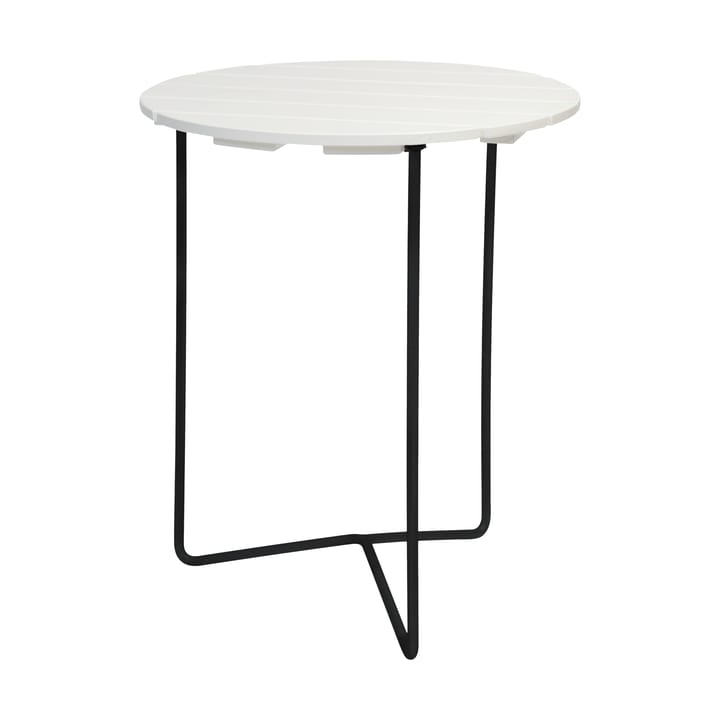 Table 6B Ø60 cm - Chêne huilé-noir - Grythyttan Stålmöbler