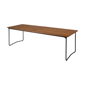 Table à manger B31 230 cm - Teck non traité-noir - Grythyttan Stålmöbler