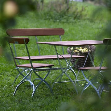 Table Brasserie - Chêne huilé-structure en acier avec galvanisation à chaud - Grythyttan Stålmöbler