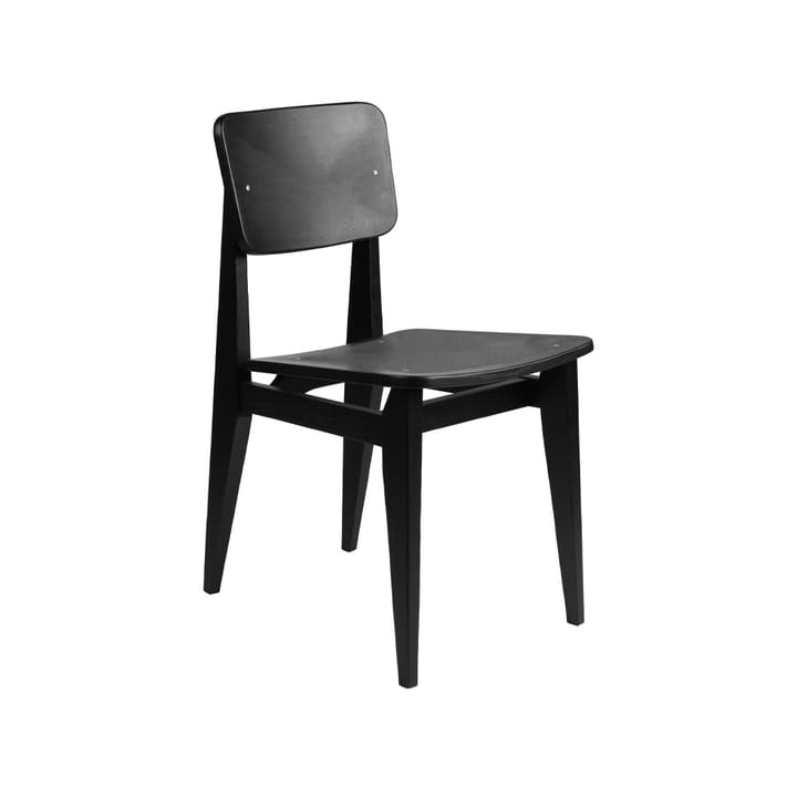 Chaise C-Chair, black stained oak GUBI