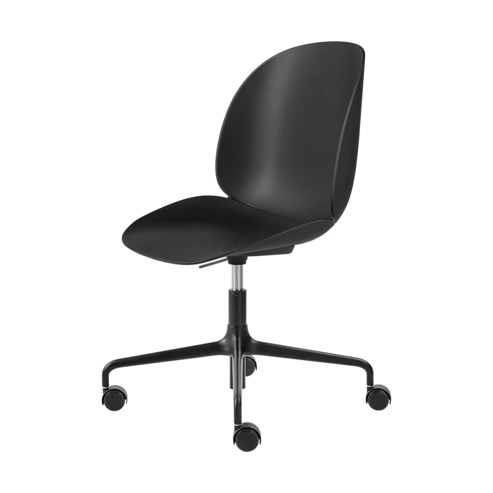 Chaise de bureau Beetle Meeting Chair - Black-black - GUBI