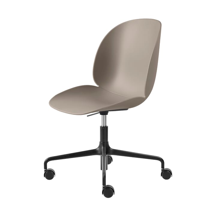 Chaise de bureau Beetle Meeting Chair - New beige-black - GUBI