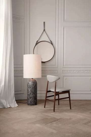 Lampadaire Gravity XL - marbre blanc/blanc, high - GUBI