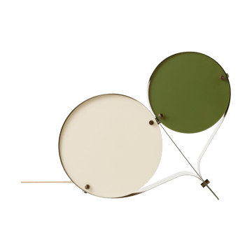 Lampe de table Coppia - Ivoire et olive - GUBI