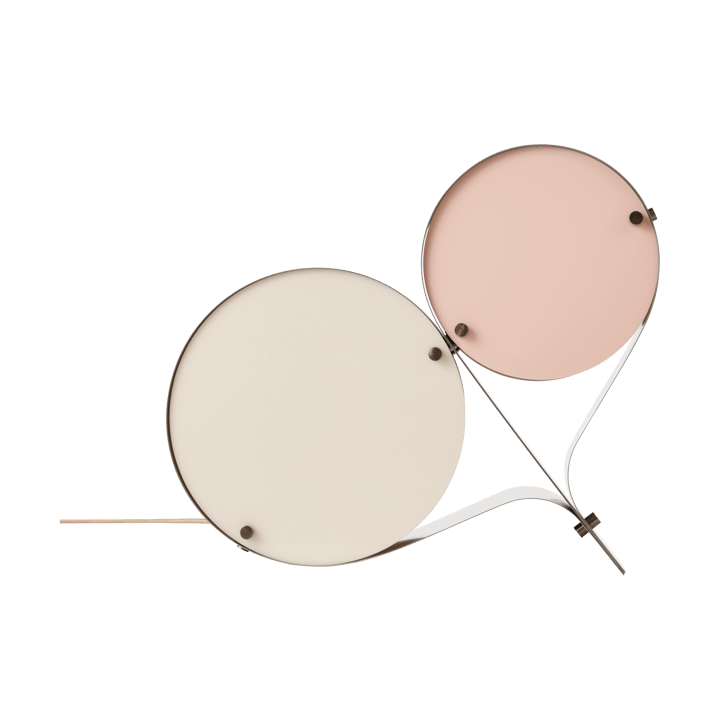 Lampe de table Coppia, Ivory & blush GUBI