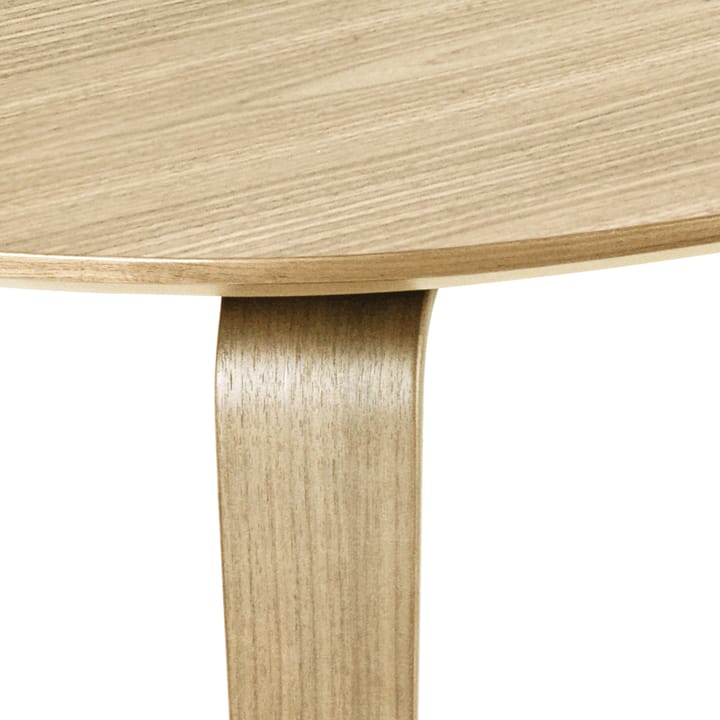 Table à manger Gubi Elliptical, oak GUBI