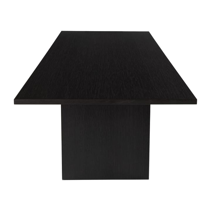 Table à manger Private 100x320 cm, Marron-chêne teinté noir GUBI