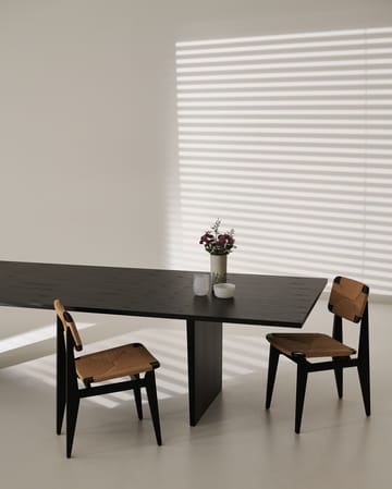 Table à manger Private 100x320 cm - Marron-chêne teinté noir - GUBI