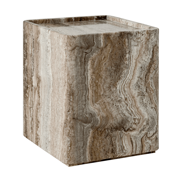 Table d'appoint Pietra 33x33x40 cm - Lively sepia - GUBI