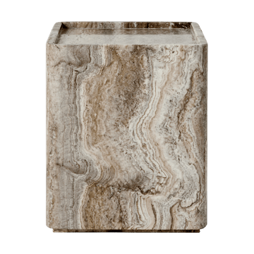 Table d'appoint Pietra 33x33x40 cm - Lively sepia - GUBI