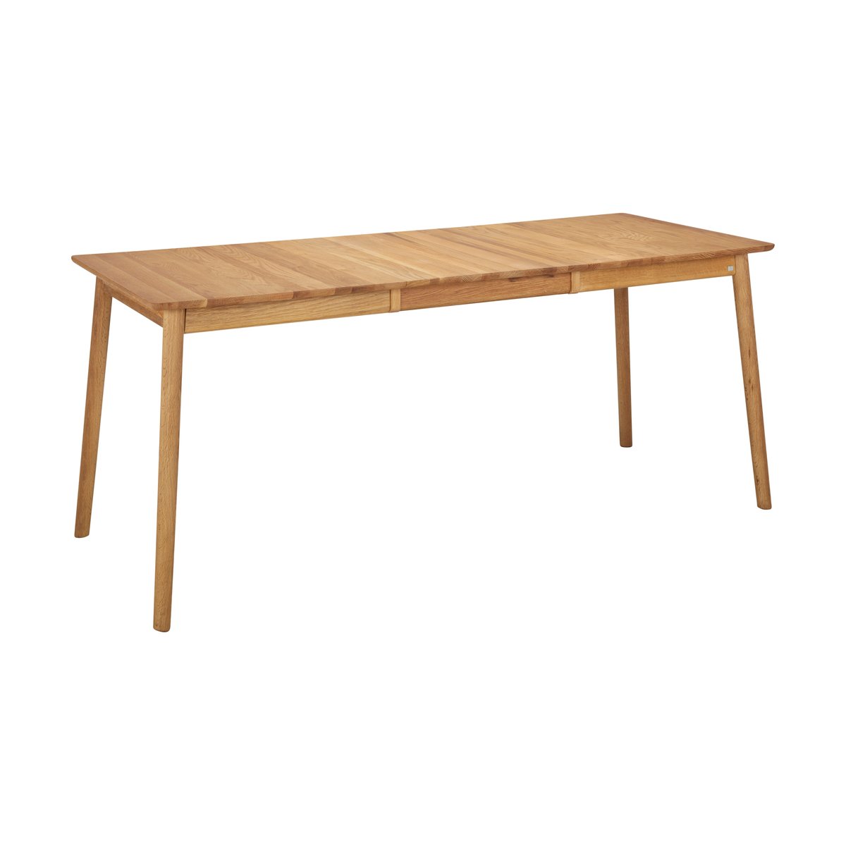 Hans K Table ZigZag 127x75 cm avec rallonge 53 Chêne huilé