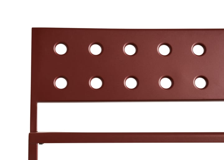 Banc Balcony Lounge 113,5x69 cm, Iron red HAY