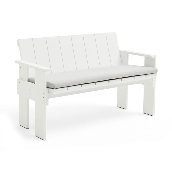 Banc Crate Dining Bench en pin laqué, White HAY