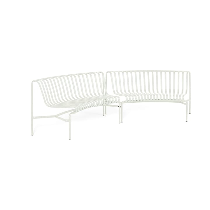 Banc de parc Dining Palissade in-in - Cream white - HAY