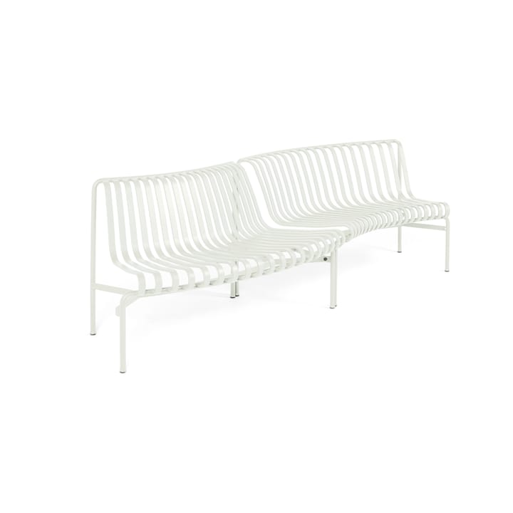 Banc de parc Dining Palissade in-out - Cream white - HAY