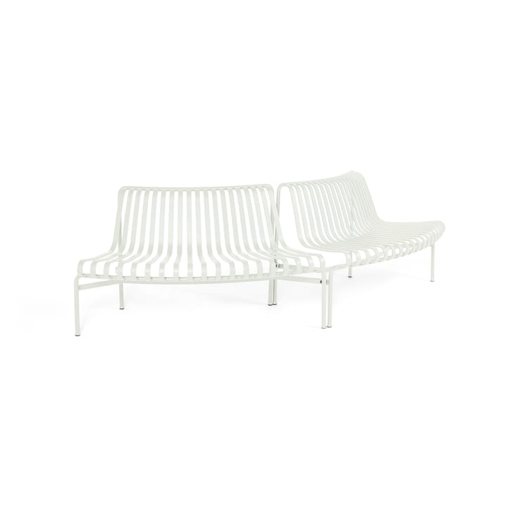 Banc de parc Dining Palissade out-out - Cream white - HAY