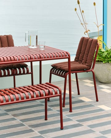 Banc Palissade 120x42 cm - Iron red - HAY