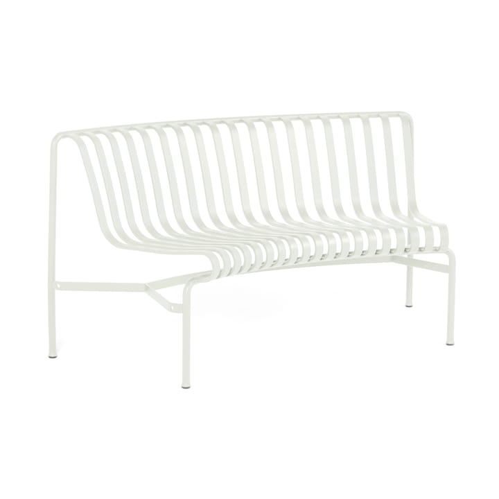 Banc Palissade Dining Park avec dossier incurvé - Cream white - HAY